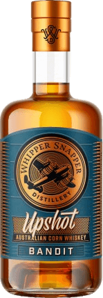 Whipper Snapper Distillery Upshot Bandit Australian Corn Whiskey bottle